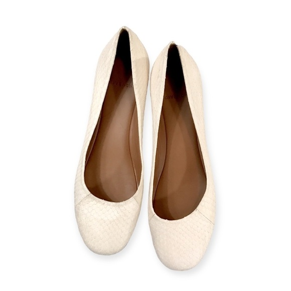 Givenchy cream whip snake skin flat, size 39.5EU‎ never worn - Picture 3 of 13